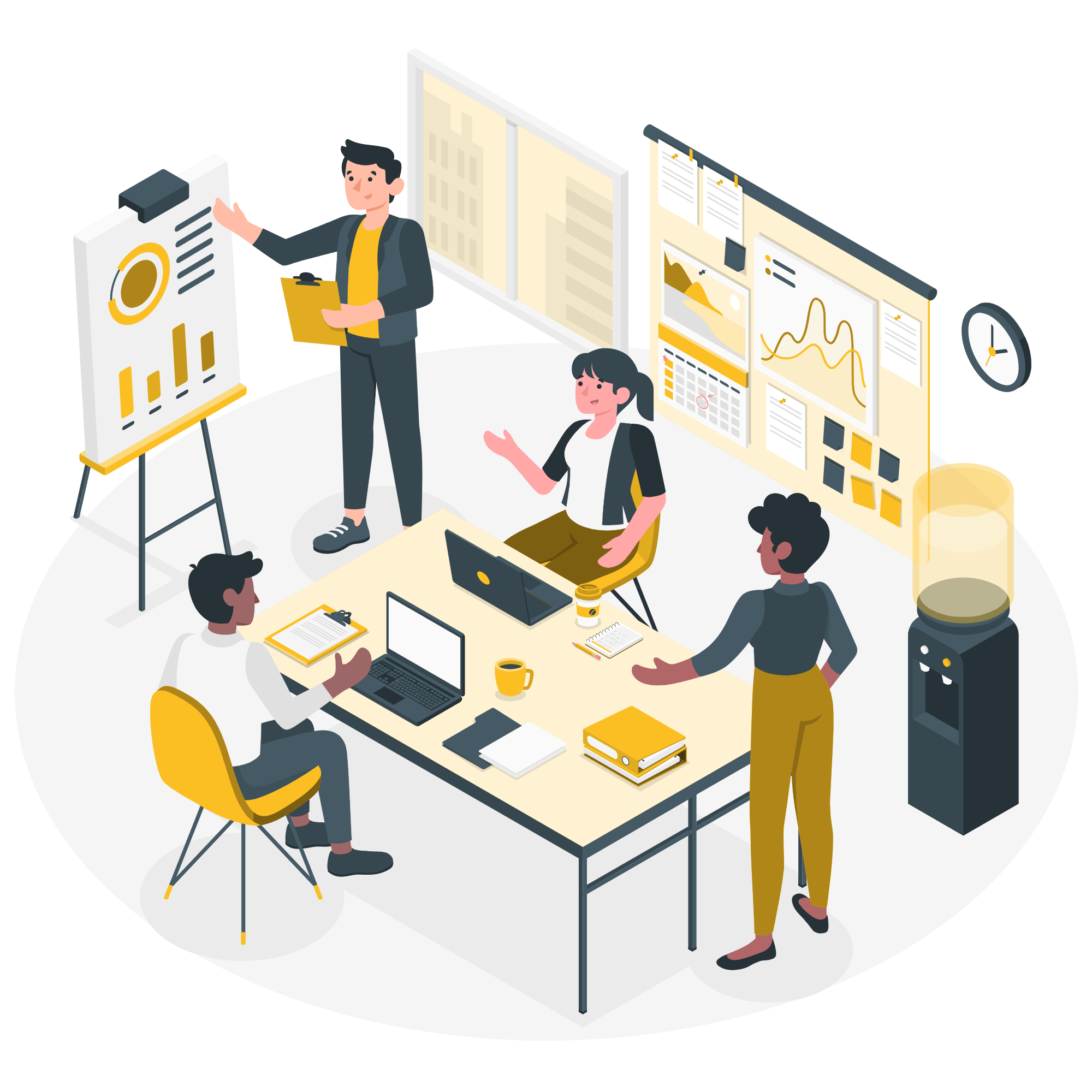 project management illustration