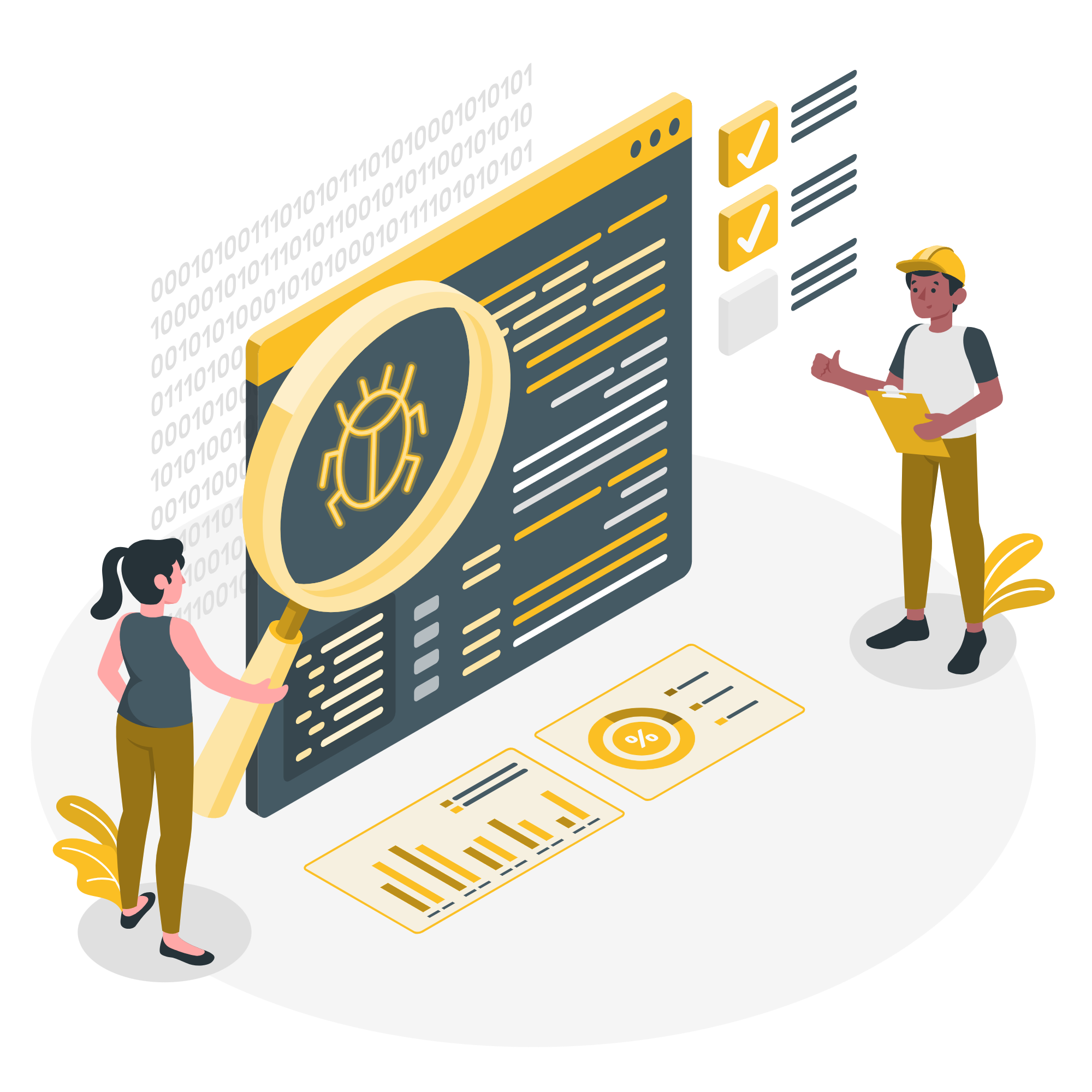 quality assurance illustration